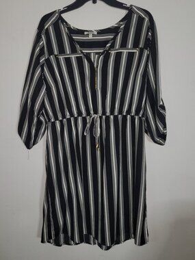MPH Dress Size 1X Striped